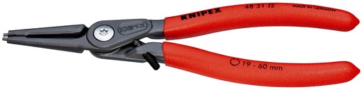 [NS-KN4831J2] KNIPEX 48 31 J2 ALICATE DE PRECISIÓN PARA ARANDELAS PARA ARANDELAS INTERIORES EN TALADROS CON PROTECCIÓN CONTRA LA SOBREEXPANSIÓN MANGOS PLASTICOS POR INMERSIÓN ANTIDESLIZANTES GRIS ATRAMENTADO 180 MM