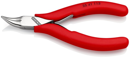 [NS-KN3541115] KNIPEX 35 41 115 ALICATE DE MONTAJE PARA ELECTRÓNICA CON ARTICULACIÓN MACHIHEMBRADA AISLADAS POR INMERSIÓN EN PLÁSTICO REFORZADO 115 MM