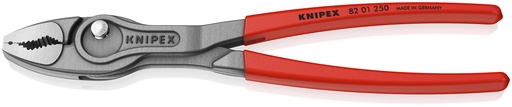 [NS-KN8201250SB] KNIPEX 82 01 250 SB TWINGRIP ALICATE DE PRESIÓN FRONTAL Y LATERAL MANGOS PLASTICOS POR INMERSIÓN ANTIDESLIZANTES GRIS ATRAMENTADO 250 MM