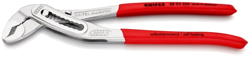 [NS-KN8803250] KNIPEX 88 03 250 ALLIGATOR® TENAZA DE AGARRE MANGOS PLASTICOS POR INMERSIÓN ANTIDESLIZANTES CROMADO 250 MM