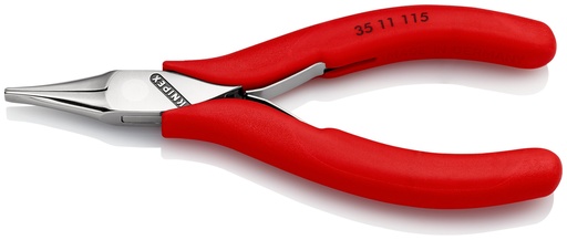 [NS-KN3511115] KNIPEX 35 11 115 ALICATE DE MONTAJE PARA ELECTRÓNICA CON ARTICULACIÓN MACHIHEMBRADA CON FUNDAS DE PLÁSTICO ANTIDESLIZANTES 115 MM