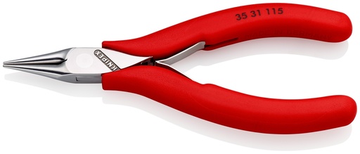 [NS-KN3531115] KNIPEX 35 31 115 ALICATE DE MONTAJE PARA ELECTRÓNICA CON ARTICULACIÓN MACHIHEMBRADA CON FUNDAS DE PLÁSTICO ANTIDESLIZANTES 115 MM