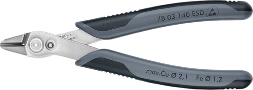 [NS-KN7803140ESDSB] KNIPEX 78 03 140 ESDSB ELECTRONIC SUPER KNIPS® XL ESD CON MANGOS MULTICOMPONENTES 140 MM