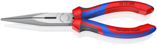 [NS-KN2612200SB] KNIPEX 26 12 200 SB ALICATE DE MONTAJE (ALICATE DE BOCA CIGÜEÑA) CON MANGOS CONFORT NEGRO ATRAMENTADO 200 MM