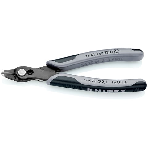 [NS-KN7861140ESD] KNIPEX 78 61 140 ESD ELECTRONIC SUPER KNIPS® XL ESD CON MANGOS MULTICOMPONENTES BARNIZADOS 140 MM