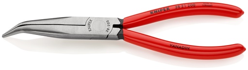 [NS-KN3821200] KNIPEX 38 21 200 ALICATE PARA MECÁNICOS RECUBIERTOS DE PLÁSTICO NEGRO ATRAMENTADO 200 MM