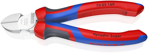 [NS-KN7005160] KNIPEX 70 05 160 ALICATE DE CORTE DIAGONAL CON MANGOS CONFORT CROMADO
