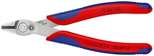 [NS-KN7803140] KNIPEX 78 03 140 ELECTRONIC SUPER KNIPS® XL CON MANGOS MULTICOMPONENTES 140 MM