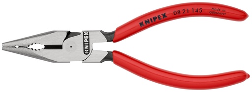 [NS-KN0821145SB] KNIPEX 08 21 145 SB ALICATE UNIVERSAL EN PUNTA RECUBIERTOS DE PLÁSTICO NEGRO ATRAMENTADO 145 MM