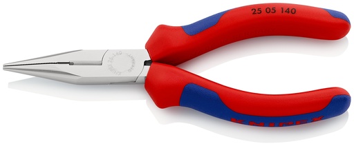 [NS-KN2505140] KNIPEX 25 05 140 ALICATE DE MONTAJE (ALICATE DE RADIO) CON MANGOS MULTICOMPONENTES CROMADO 140 MM