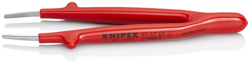 [NS-KN926763] KNIPEX 92 67 63 PINZAS UNIVERSALES AISLADOS AISLADAS POR INMERSIÓN EN PLÁSTICO REFORZADO 145 MM