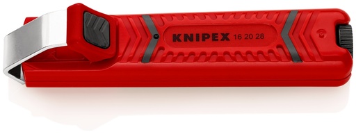 [NS-KN162028SB] KNIPEX 16 20 28 SB PELAMANGUERAS CON HOJA DE BISTURÍ CARCASA DE PLÁSTICO RESISTENTE A LOS GOLPES 130 MM
