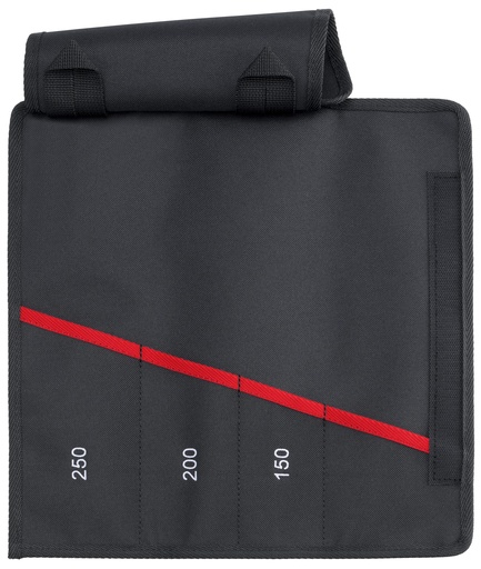 [NS-KN001961LE] KNIPEX 00 19 61 LE FUNDA ENROLLABLE PARA ALICATES DE AGARRE FRONTAL AJUSTABLE TWINGRIP FUNDA VACÍA, 4 COMPARTIMENTOS 330 MM