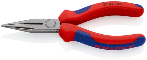 [NS-KN2502140] KNIPEX 25 02 140 ALICATE DE MONTAJE (ALICATE DE RADIO) CON MANGOS MULTICOMPONENTES NEGRO ATRAMENTADO 140 MM