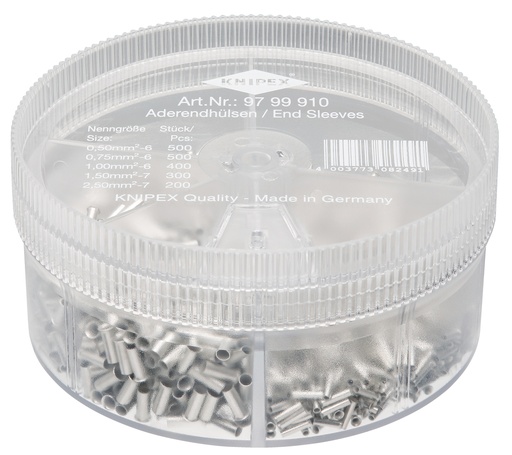 [NS-KN9799910] KNIPEX 97 99 910 CAJAS DE SURTIDOS CON PUNTERAS HUECAS AISLADAS 5 PIEZAS