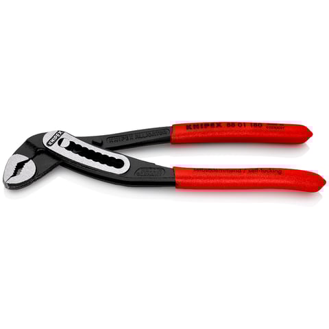 [NS-KN8801180] KNIPEX 88 01 180 ALLIGATOR® TENAZA DE AGARRE MANGOS PLASTICOS POR INMERSIÓN ANTIDESLIZANTES NEGRO ATRAMENTADO 180 MM