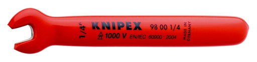 [NS-KN98001/4"] KNIPEX 98 00 1/4" LLAVES FIJAS