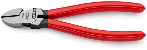 [NS-KN7001160SB] KNIPEX 70 01 160 SB ALICATE DE CORTE DIAGONAL RECUBIERTOS DE PLÁSTICO NEGRO ATRAMENTADO 160 MM
