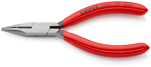 [NS-KN2501125] KNIPEX 25 01 125 ALICATE DE MONTAJE (ALICATE DE RADIO) RECUBIERTOS DE PLÁSTICO NEGRO ATRAMENTADO 125 MM