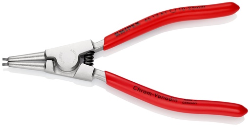 [NS-KN4613A1] KNIPEX 46 13 A1 ALICATE PARA ARANDELAS PARA ARANDELAS EXTERIORES DE EJES RECUBIERTOS DE PLÁSTICO CROMADO 140 MM
