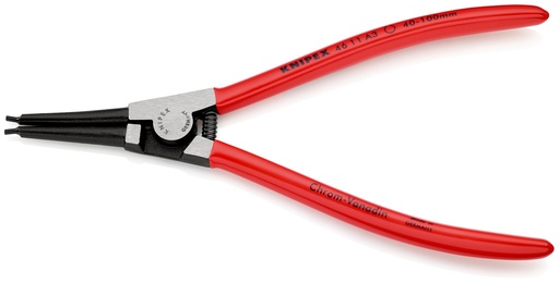 [NS-KN4611A3] KNIPEX 46 11 A3 ALICATE PARA ARANDELAS PARA ARANDELAS EXTERIORES DE EJES RECUBIERTOS DE PLÁSTICO NEGRO ATRAMENTADO 210 MM