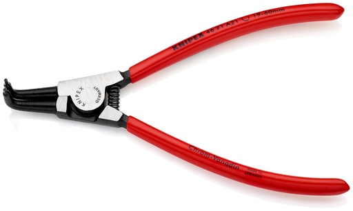 [NS-KN4621A21] KNIPEX 46 21 A21 ALICATE PARA ARANDELAS PARA ARANDELAS EXTERIORES DE EJES RECUBIERTOS DE PLÁSTICO NEGRO ATRAMENTADO 170 MM