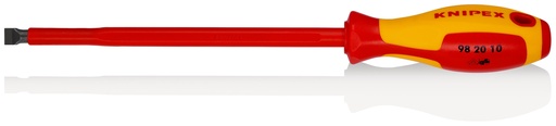 [NS-KN982010] KNIPEX 98 20 10 DESTORNILLADORES PARA TORNILLOS PLANOS MANGO AISLANTE EN DOS COMPONENTES, SEGÚN NORMA VDE BARNIZADOS 320 MM