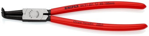 [NS-KN4421J31] KNIPEX 44 21 J31 ALICATE PARA ARANDELAS PARA ARANDELAS INTERIORES EN TALADROS RECUBIERTOS DE PLÁSTICO NEGRO ATRAMENTADO 215 MM