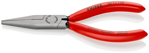 [NS-KN3011140] KNIPEX 30 11 140 ALICATE DE BOCA LARGA RECUBIERTOS DE PLÁSTICO NEGRO ATRAMENTADO 140 MM