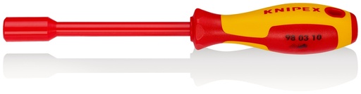 [NS-KN980310] KNIPEX 98 03 10 LLAVE DE VASO CON MANGO DESTORNILLADOR AISLADOS CON FUNDAS MULTICOMPONENTES, SEGÚN NORMA VDE BARNIZADOS 237 MM