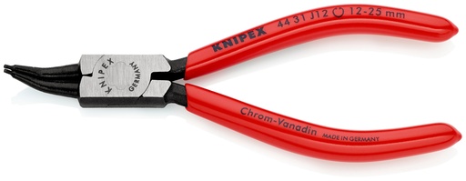 [NS-KN4431J12] KNIPEX 44 31 J12 ALICATE PARA ARANDELAS PARA ARANDELAS INTERIORES EN TALADROS EN ÁNGULO DE 45° RECUBIERTOS DE PLÁSTICO NEGRO ATRAMENTADO 140 MM