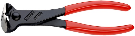 [NS-KN6801180] KNIPEX 68 01 180 ALICATE DE CORTE FRONTAL RECUBIERTOS DE PLÁSTICO NEGRO ATRAMENTADO 180 MM