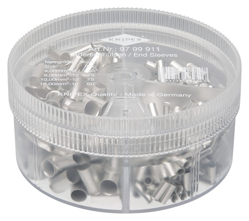 [NS-KN9799911] KNIPEX 97 99 911 CAJAS DE SURTIDOS CON PUNTERAS HUECAS AISLADAS 4 UNIDADES