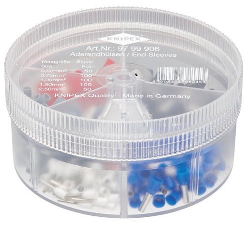 [NS-KN9799906] KNIPEX 97 99 906 CAJAS DE SURTIDOS CON PUNTERAS HUECAS AISLADAS 5 PIEZAS