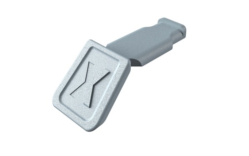 [NS-KN006110CS] KNIPEX 00 61 10 CS COLORCODE CLIPS GRIS (10 UNIDADES)  21 MM