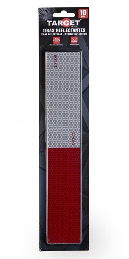 [TACRT101] TIRAS REFLECTANTES ROJO-BLANCA PARA EXTERIORES 10 uds.