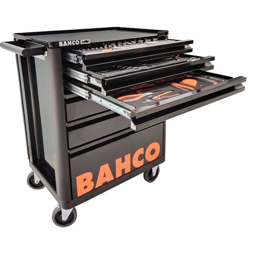 [BA1472K6BKFFSD] CARRO 6 CAJONES 216 HERRAMIENTAS BAHCO