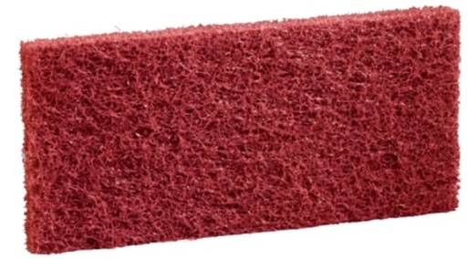 [3M7100194315] CAJA 10 ALMOHADILLAS MANTENIMIENTO 8343 ROJA 117 X 250 mm