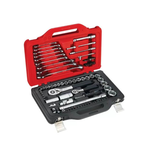 [FCRSL.151-EPW82PB] JUEGO DE VASO 1/4" y 1/2" DE 82 PIEZAS CON LLAVES COMBINADAS