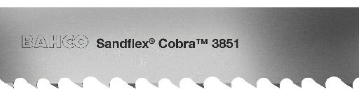 [BA385120091014] HOJA SIERRA CINTA BIMETÁLICAS  SANDFLEX 1735X20X0,9 10/14
