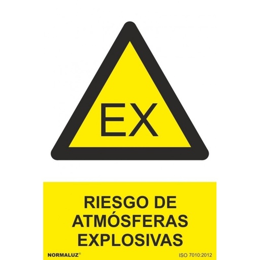 [NS-EH979NCAS54] SEÑAL PELIG ATMOSFERAS EXPLOS 210 x 300 mm