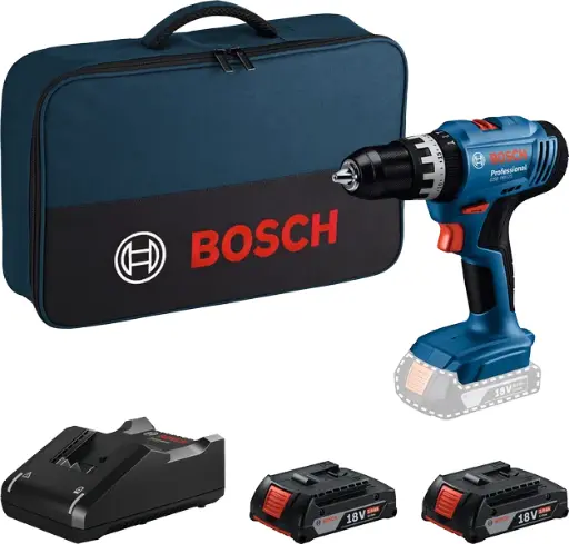 [BOGSB18V252D] TALADRO PERCUTOR GSB 18V-25 2 BATERÍAS 2,0 Ah BOLSA LONA