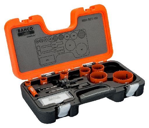 [BA3834SET103] JUEGO 8 CORONAS BI-METAL 16-67 mm 3834-103