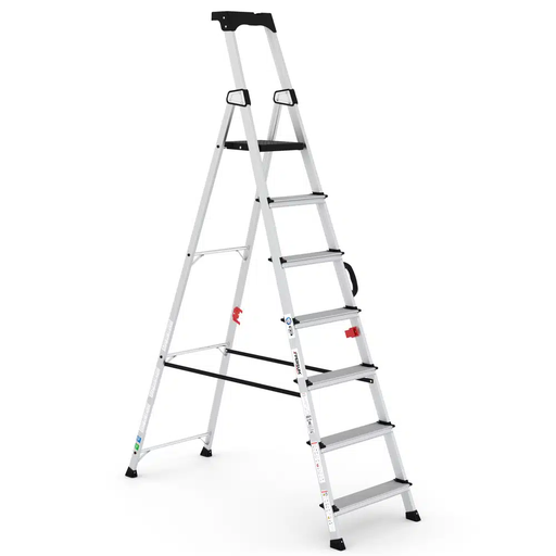 [PER14H0243] ESCALERA TIJERA CON PLATAFORMA DELUXE 7 PELDAÑOS