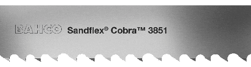[BA38512709610] HOJA SIERRA CINTA BIMETALICA SANDFLEX 2480X27X0,9 6/10