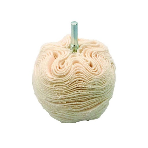 [MUSK15275] BOLA DE ALGODÓN CON EJE PARA PULIDO ESPEJO