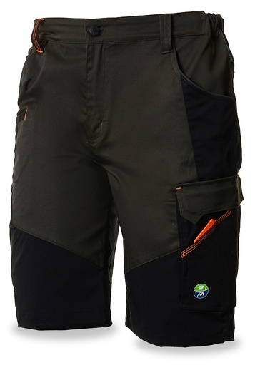 [MO437427VNEL] BERMUDA NICE 437427VNE STRETCH VERDE Y NEGRO L