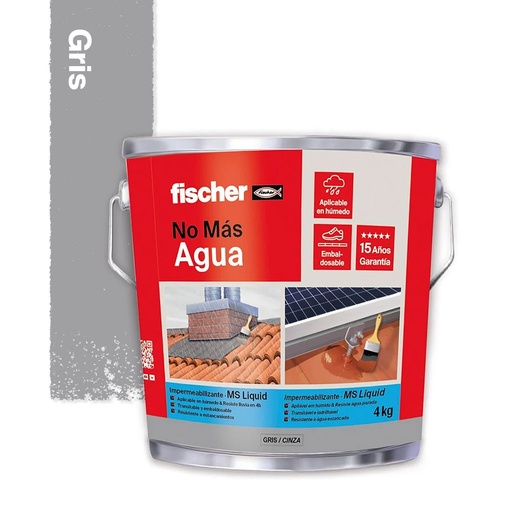 [FI534619] IMPERMEABILIZANTE MS LIQUID 4 kg GRIS