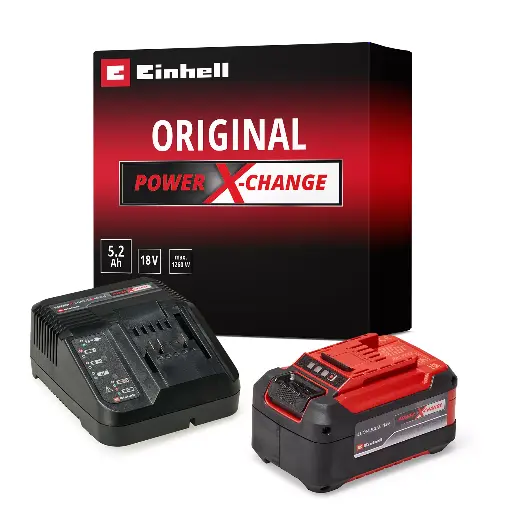 [EI4512147] KIT CARGADDOR POWER-X 18V + 1 BATERIAS 18V 5,2 Ah