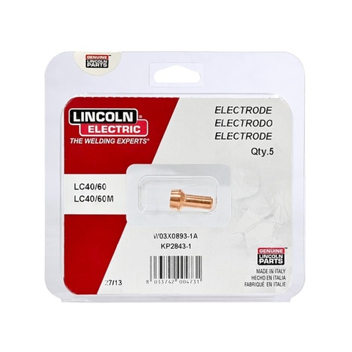 [LIW03X0893-1A] BLISTER 5 ELECTRODOS PLASMA PARA LC40/60 Y LC40/60M
